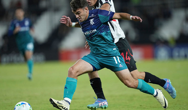 Valentin Depietri de Talleres en partido de Libertadores