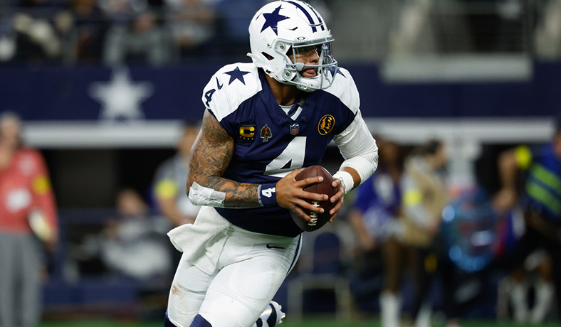 Dak Prescott de Dallas Cowboys contra Kansas City Chiefs