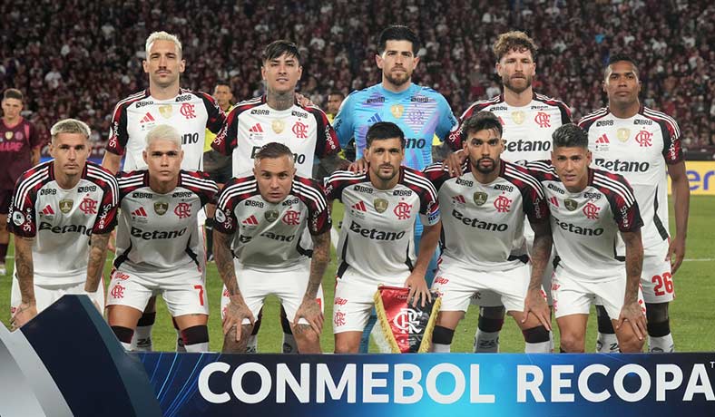 El once de Flamengo en la final de ida de Recopa 2026