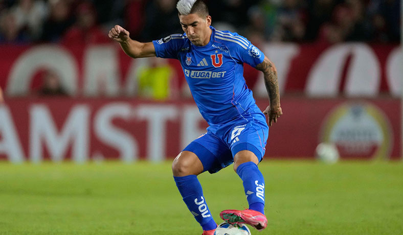 Leandro Fernandez de Universidad de Chile en partido de Copa