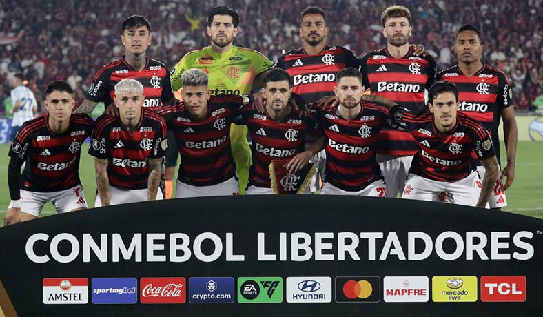 El equipo titular de Flamengo en semifinales de Libertadores