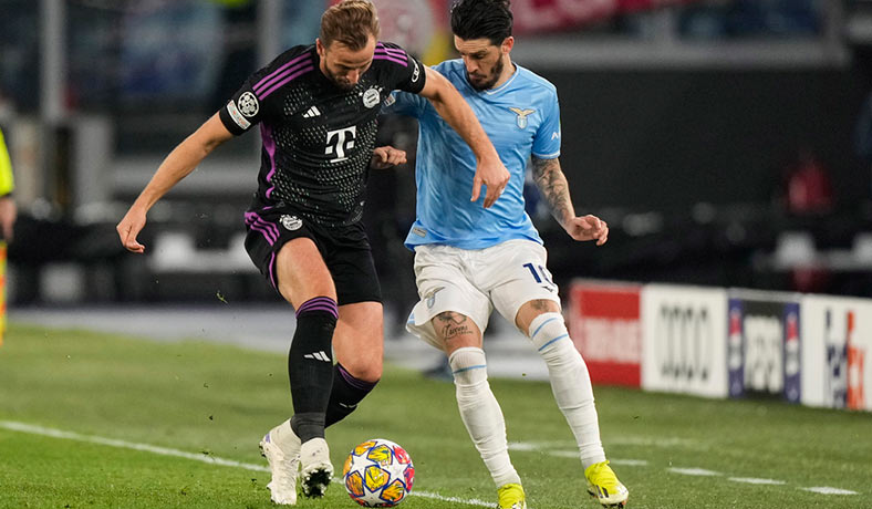 Harry Kane del Bayern Munich y Luis Alberto de la Lazio