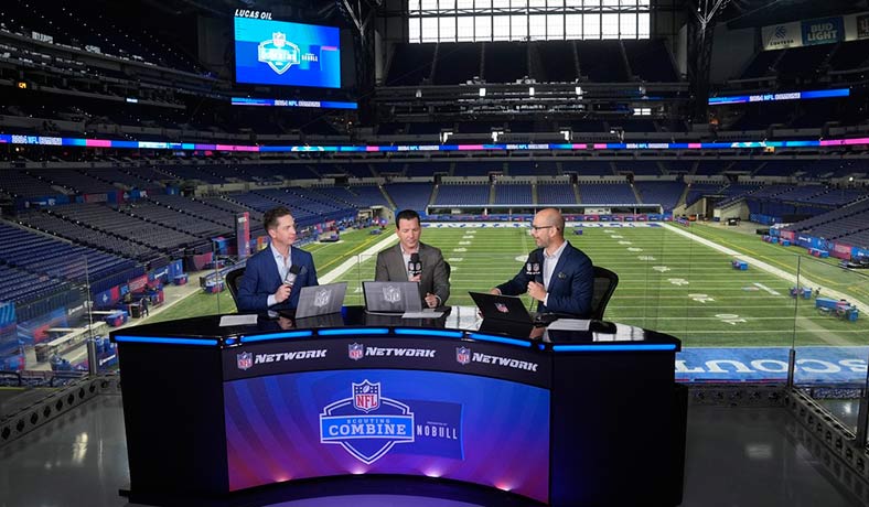 Comentaristas hablan del NFL Draft en el Combine