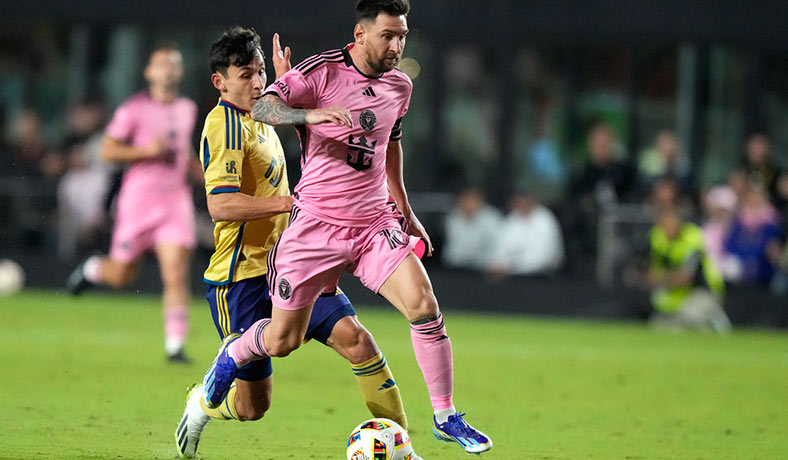 Lionel Messi en partido de Inter Miami contra Real Salt Lake