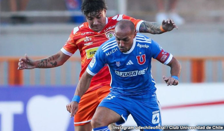 Marcelo Diaz en partido de U de Chile ante Cobreloa