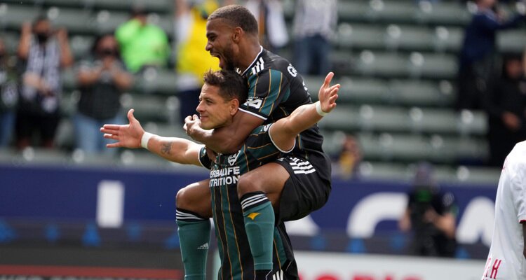 Chicharito Hernández celebra un gol, una imagen habitual en la MLS