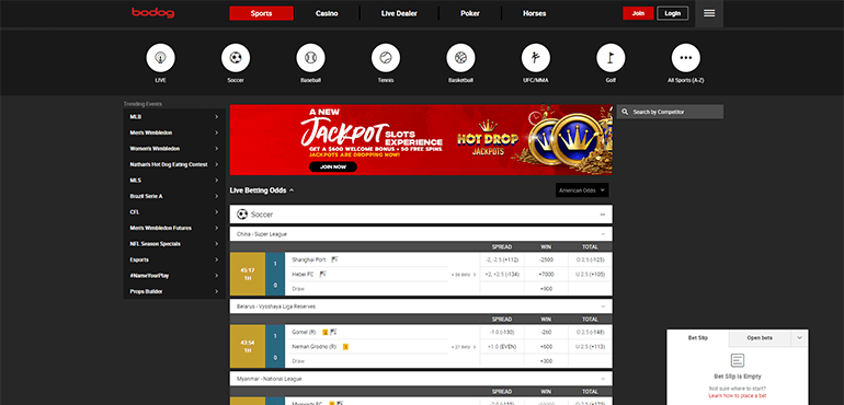 Bodog apuestas deportivas