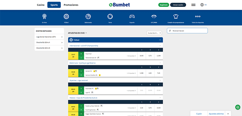 Bumbet apuestas deportivas