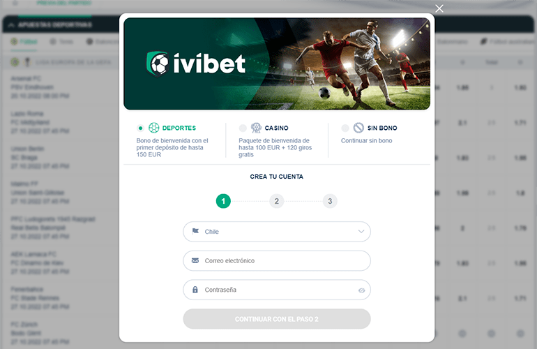 Ivibet registro