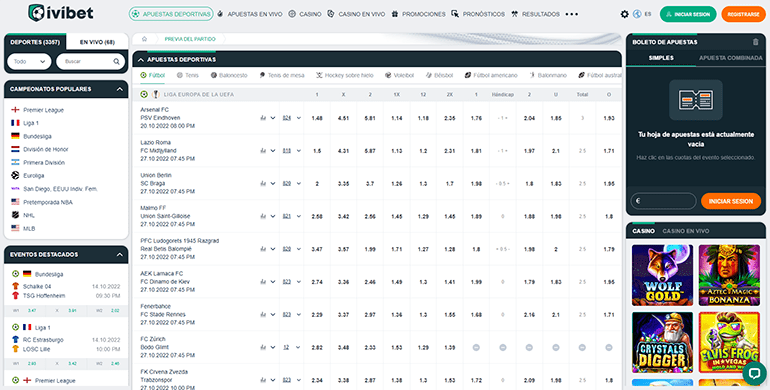 Ivibet apuestas deportivas