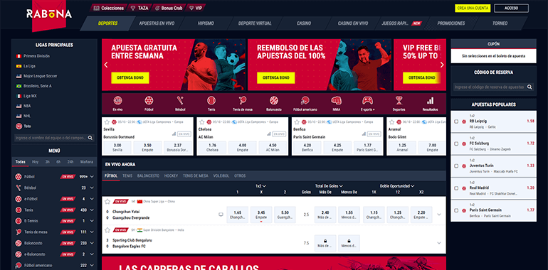 Rabona apuestas deportivas