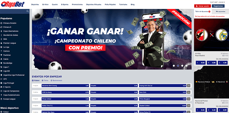 Rojabet apuestas deportivas