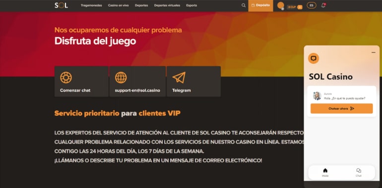 Sol registro